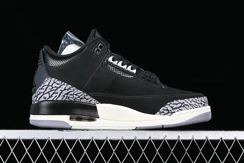 All categories Air Jordan Jordan series basketball shoes Air Jordan 3 Air Jordan 3 Retro "Off Noir" AJ3 Joe 3 old black cement CK9246-001